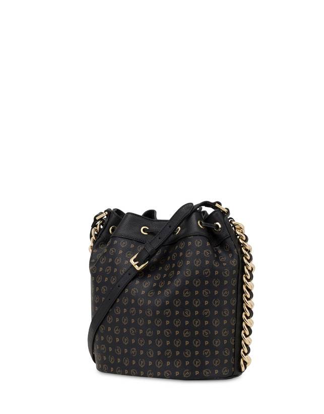 Pollini Borsa A Secchiello Heritage Logo Classic Nero/nero Duty-free