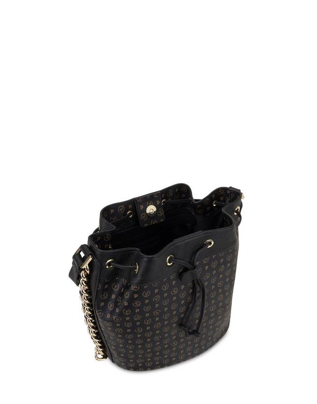 Pollini Borsa A Secchiello Heritage Logo Classic Nero/nero Duty-free