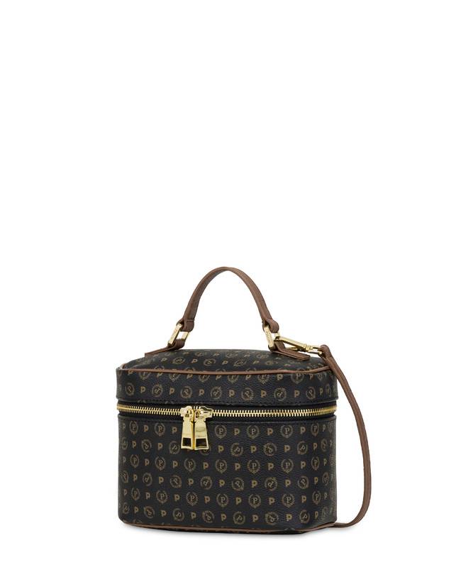Pollini Borsa Beauty Piccola Heritage Logo Classic Nero/marrone Italia