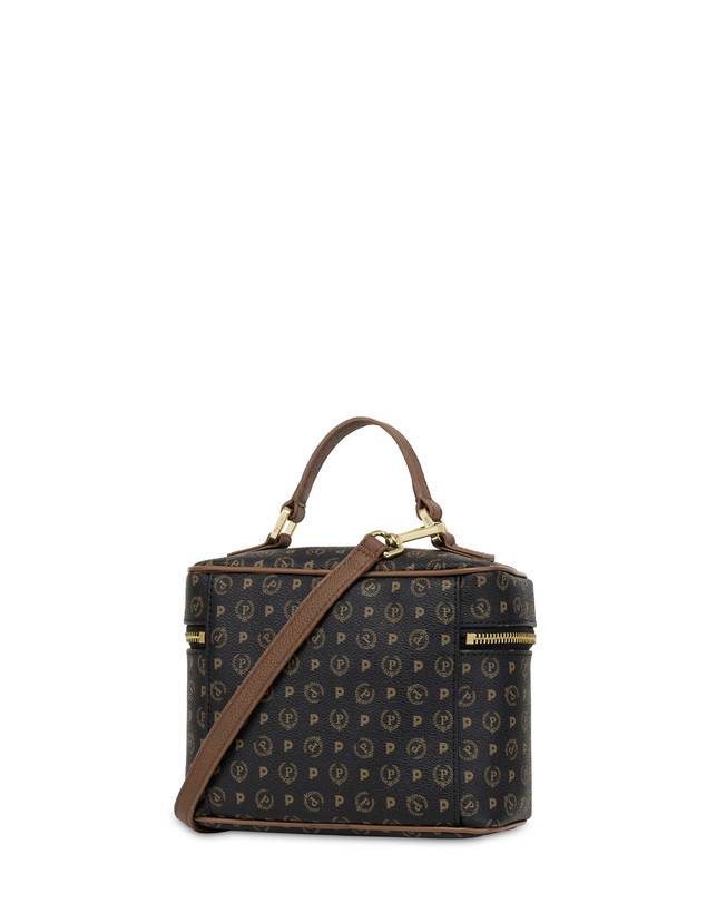 Pollini Borsa Beauty Piccola Heritage Logo Classic Nero/marrone Italia