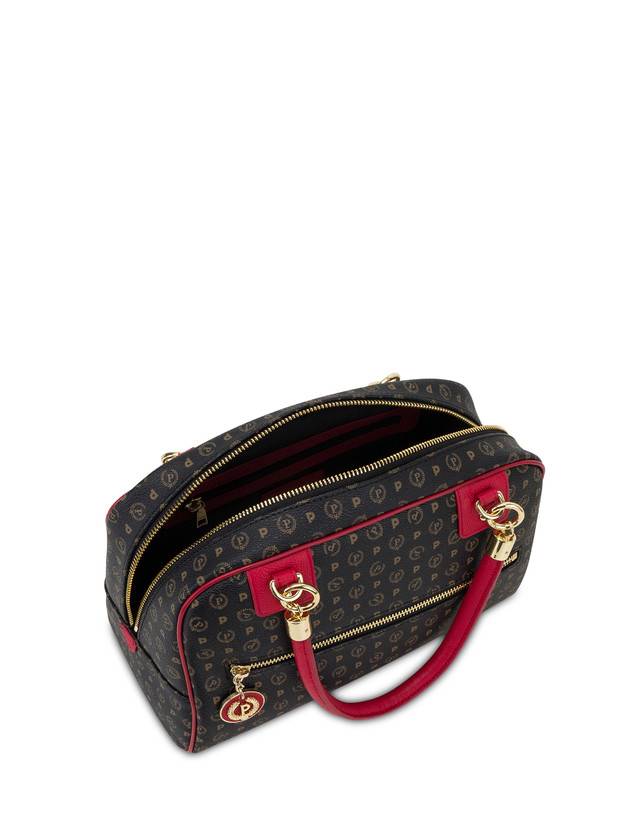 Pollini Bowling Bag Heritage Logo Classic Nero/lacca Nuovo
