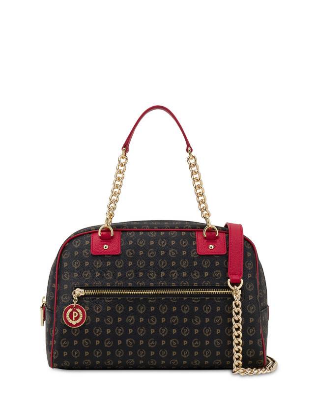 Pollini Bowling Bag Heritage Logo Classic Nero/lacca Nuovo