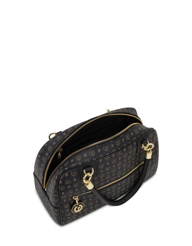 Pollini Bowling Bag Heritage Logo Classic Nero/nero Qualità