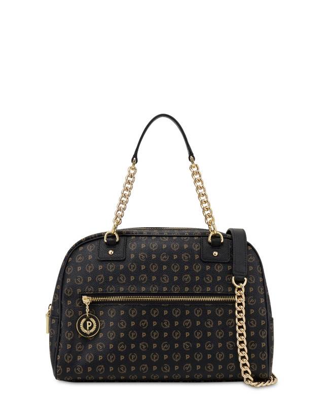 Pollini Bowling Bag Heritage Logo Classic Nero/nero Qualità