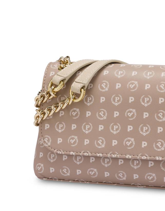 Pollini Borsa A Spalla Heritage Soft Touch Beige/avorio Acquista Ora