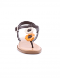 I NUOVO Sandalo basso donna infradito I NUOVO 981006 PRALINE Soddisfazione Garantita