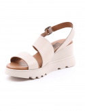 BUENO Sandalo con zeppa donna BUENO Y8602 CREMA Convenienza