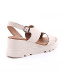 BUENO Sandalo con zeppa donna BUENO Y8602 CREMA Convenienza