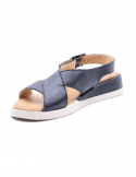 BUENO Sandalo con tacco basso zeppa donna BUENO Y5102 NERO Presa