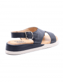BUENO Sandalo con tacco basso zeppa donna BUENO Y5102 NERO Presa