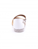 BUENO Sandalo con tacco basso donna BUENO Y3405 MULTI BIANCO Offerta