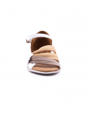 BUENO Sandalo con tacco basso donna BUENO Y3405 MULTI BIANCO Offerta