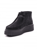 CLARKS Polacco donna CLARKS TORHILL MOSS BLK SDE in pelle nabuck Negozio