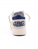 4B12 Sneakers uomo QUATTROBARRADODICI KYLE 752 in pelle bianca Convenienza