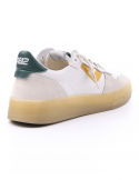 4B12 Sneakers uomo QUATTROBARRADODICI HYPER 924 in pelle bianca Presa