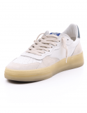 4B12 Sneakers uomo QUATTROBARRADODICI HYPER 924 in pelle bianca Presa