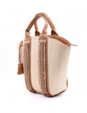 PEPEMOLL Borsa donna PEPEMOLL 241350 NAT in tessuto Saldi Di Fabbrica