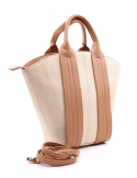 PEPEMOLL Borsa donna PEPEMOLL 241350 NAT in tessuto Saldi Di Fabbrica
