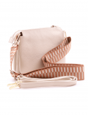 FRAU Borsa donna FRAU 510 CREMA in pelle bottalata In Linea