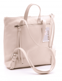 FRAU Borsa-zaino donna FRAU 507 CREMA in pelle bottalata Nuovo