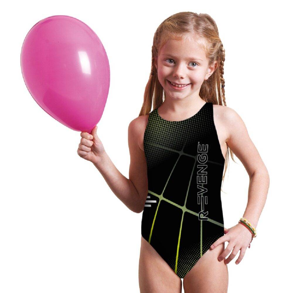 R Evenge Costume Classico Intero Spider Nero Verde Acido Sottocosto