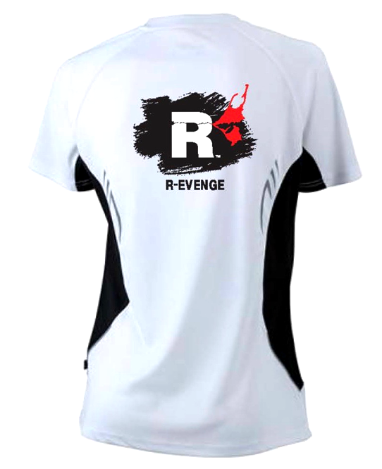 R Evenge T-Shirt Uomo Girocollo Bianco Pezzi Unici