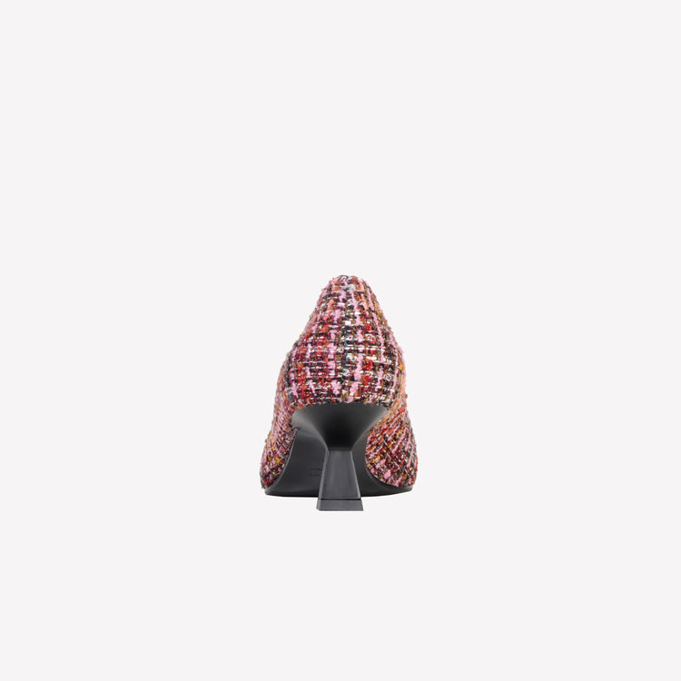 Roberto Festa DÉCOLLETÉ IN BOUCLÉ MULTICOLOR CON ACCESSORIO STRASS EVILLY Negozio