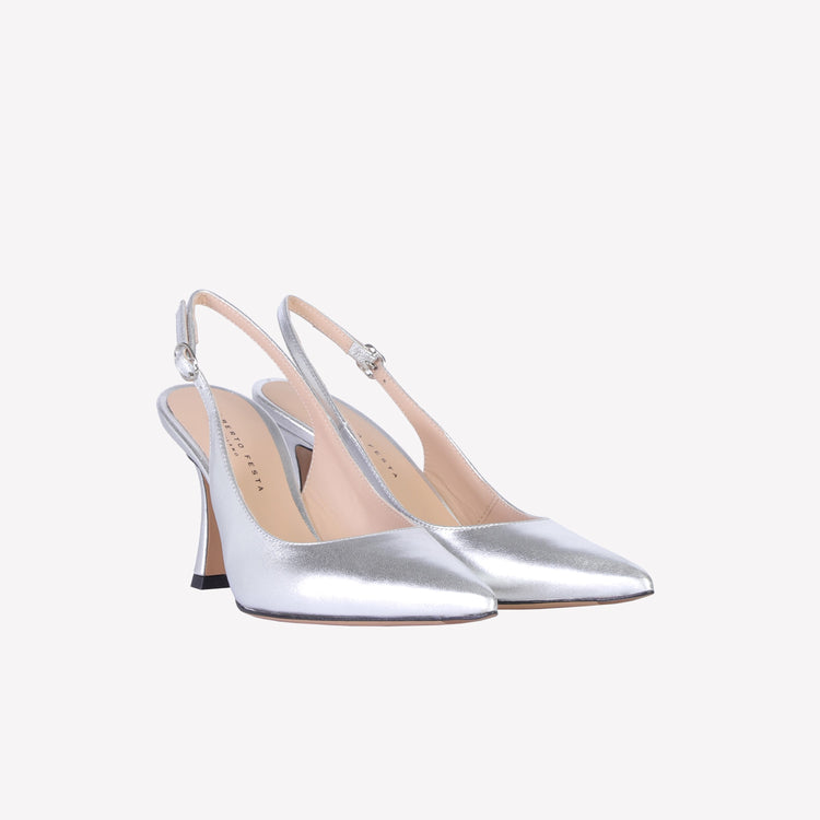 Roberto Festa SLINGBACK IN LUXOR SILVER LAVINIA Negozio