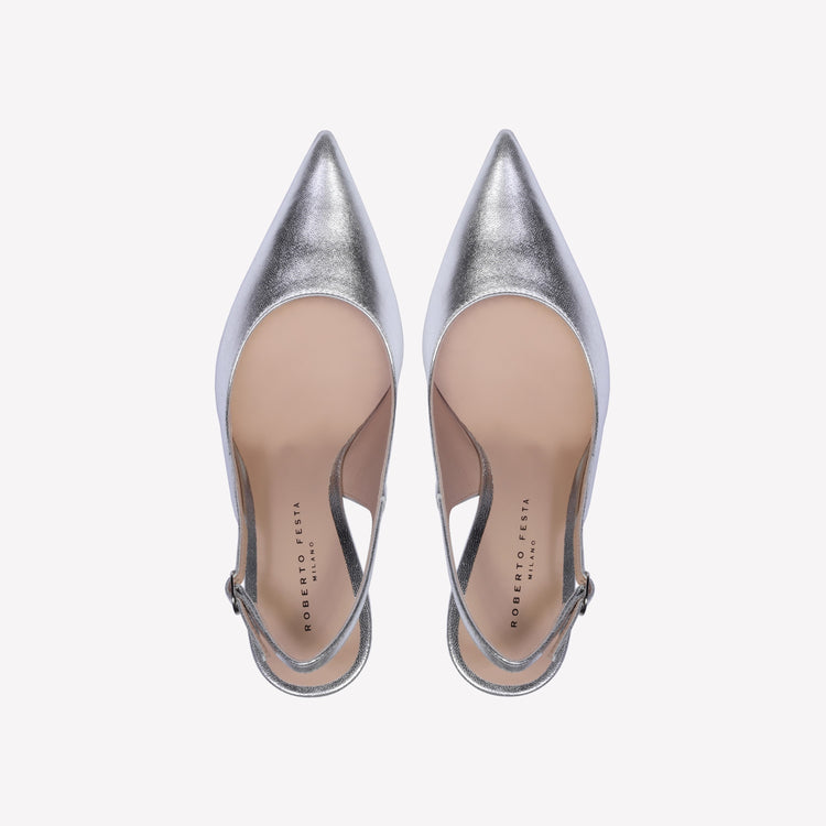 Roberto Festa SLINGBACK IN LUXOR SILVER LAVINIA Negozio