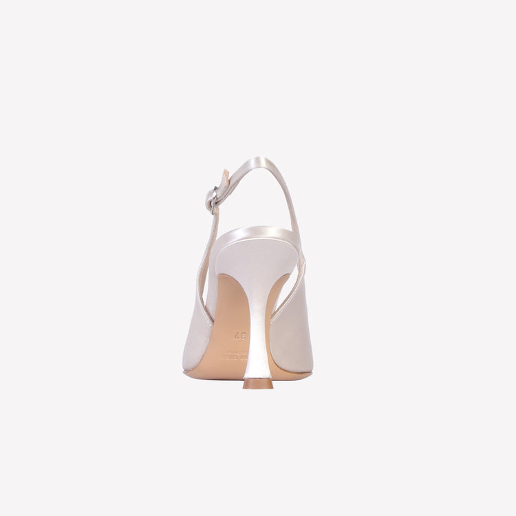 Roberto Festa SLINGBACK IN RASO PERLA LAVINIA In Saldo