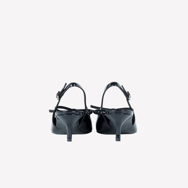 Roberto Festa SLINGBACK IN VERNICE NERA CON FIOCCHETTO SENYA Pezzi Unici