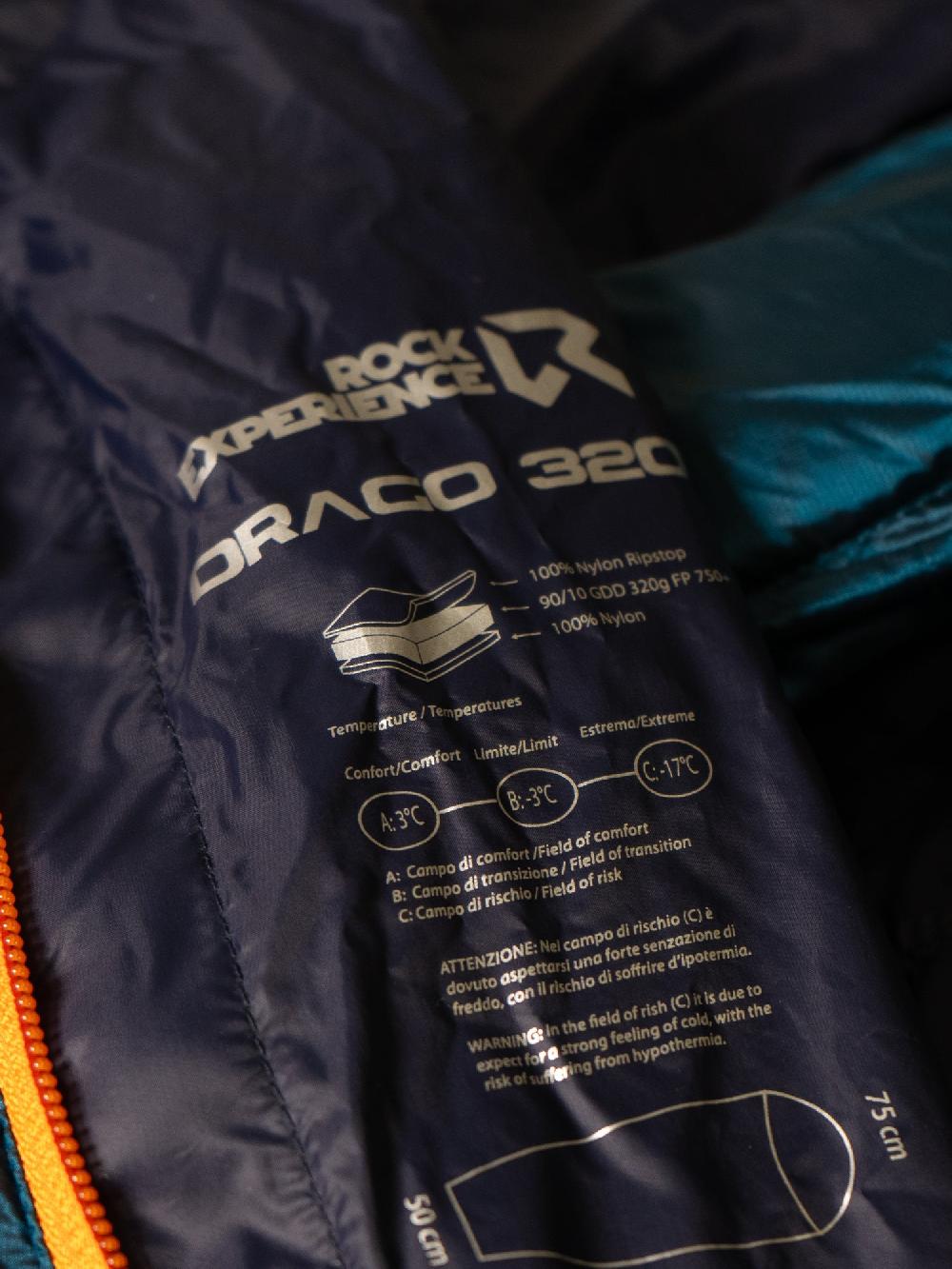 Rock Experience Drago 320 Mummy Sleeping Bag sacco a pelo Convenienza
