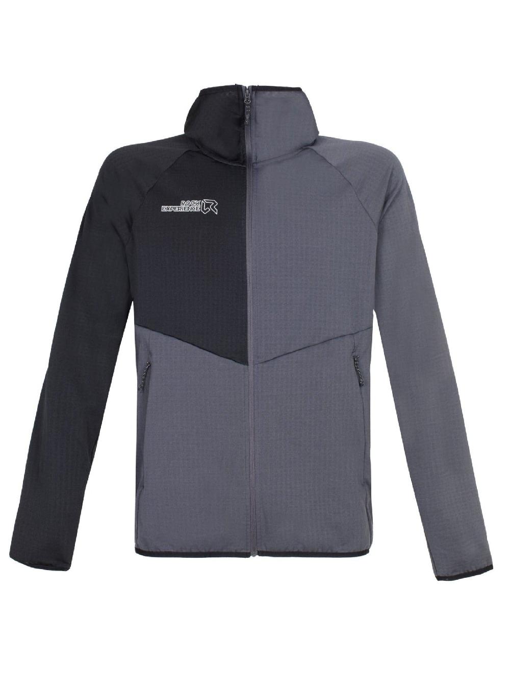 Rock Experience Re.Albatross felpa full zip con cappuccio uomo Novità
