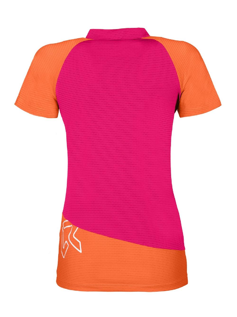 Rock Experience Merlin SS HZ maglia t-shirt half zip donna Outlet