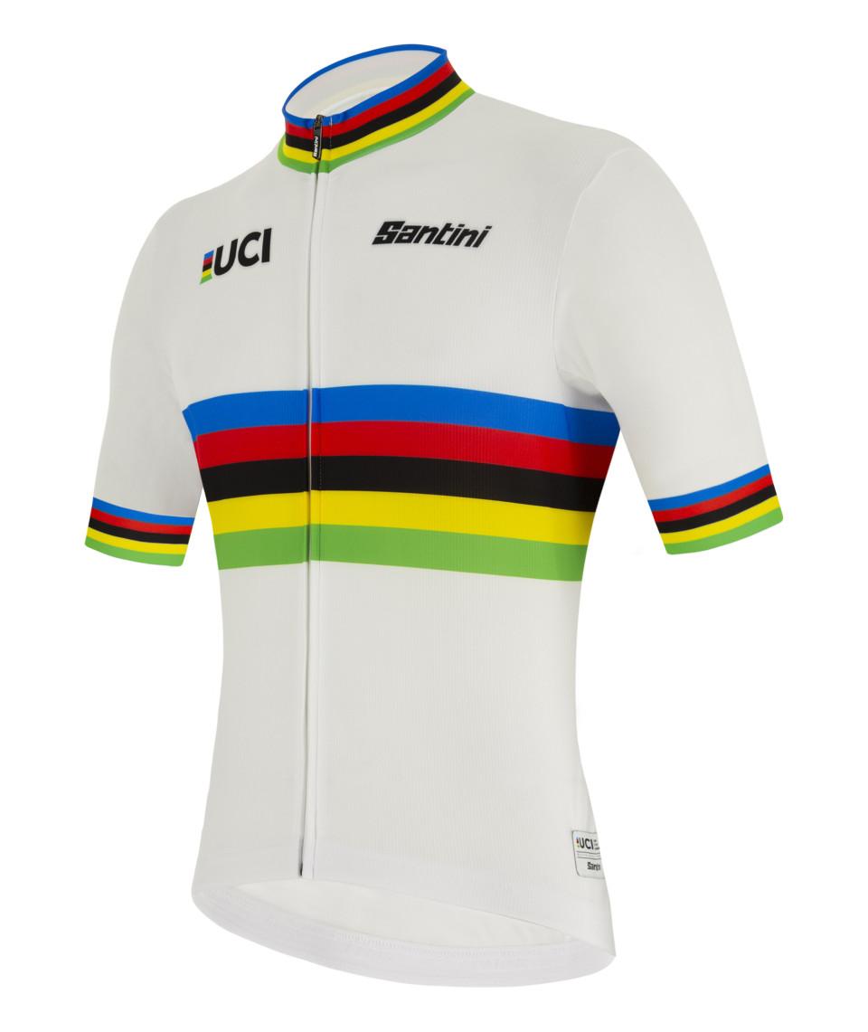 Santini UCI OFFICIAL CAMPIONE DEL MONDO - MAGLIA ECO In Saldo