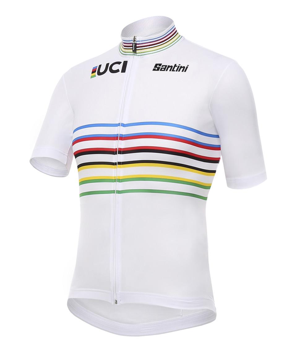 Santini UCI OFFICIAL CAMPIONE DEL MONDO MASTER - MAGLIA Nuova