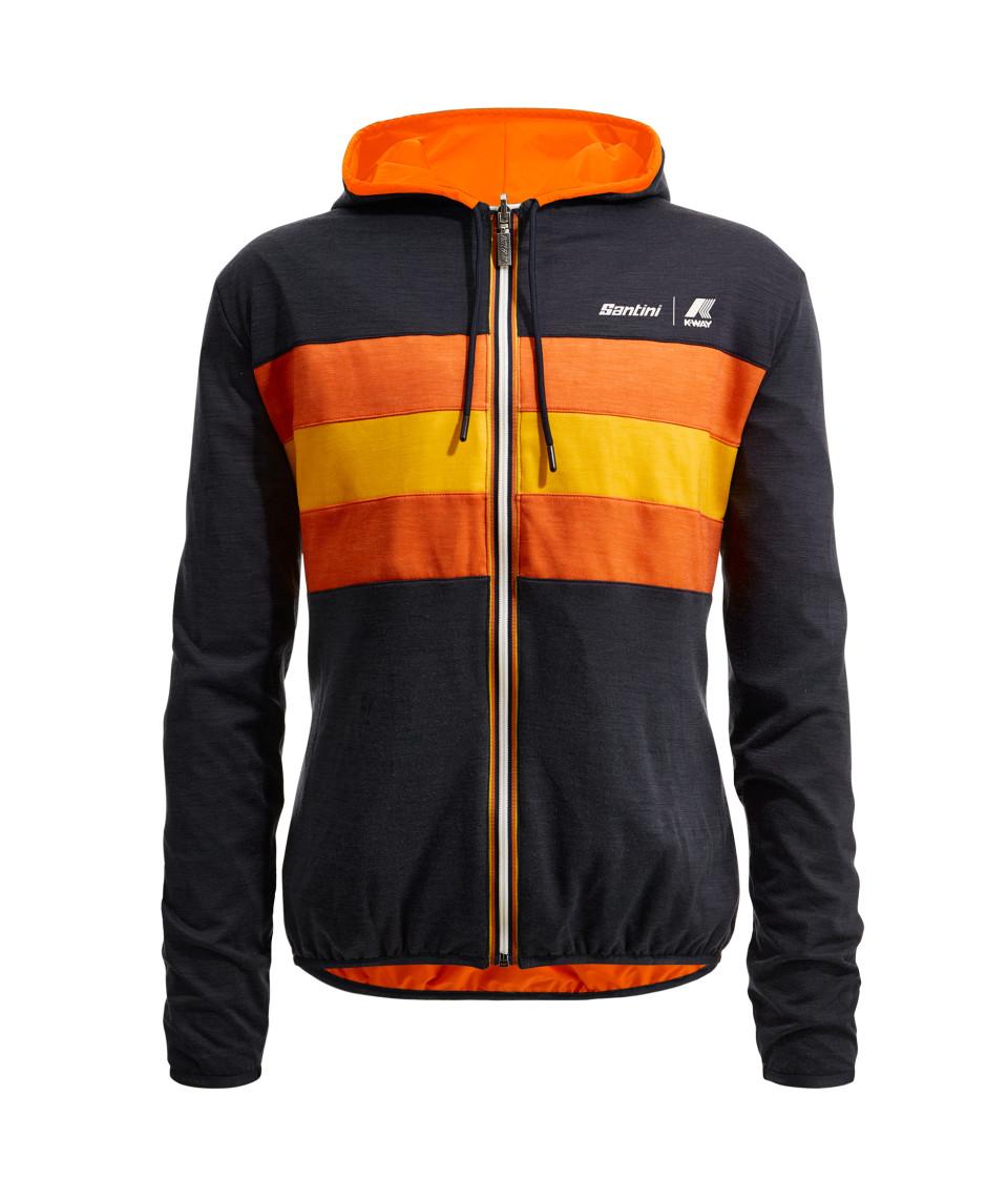 Santini SANTINI x K-WAY - GIACCA ANTIVENTO REVERSIBILE Convenienza