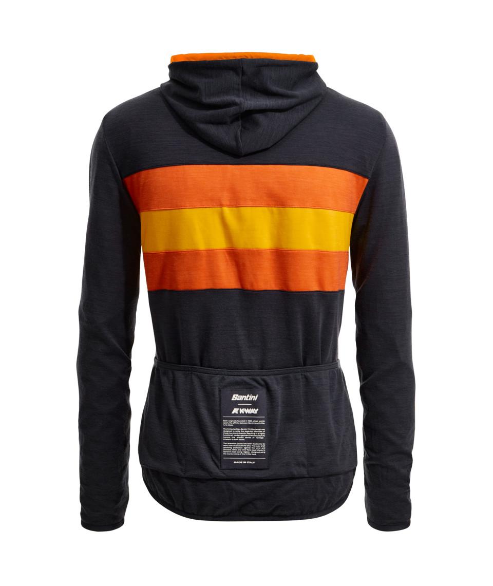 Santini SANTINI x K-WAY - GIACCA ANTIVENTO REVERSIBILE Convenienza