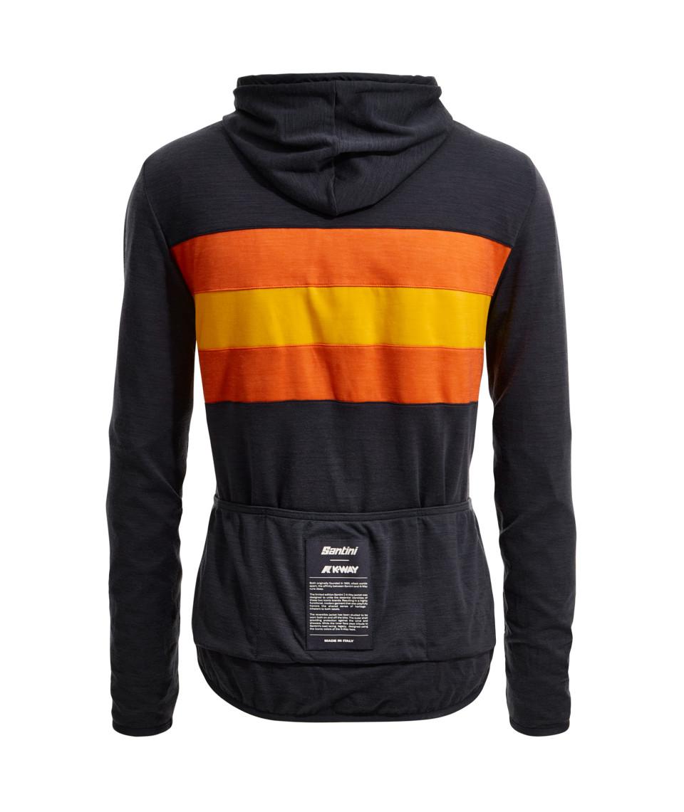 Santini SANTINI x K-WAY - GIACCA ANTIVENTO REVERSIBILE Novità