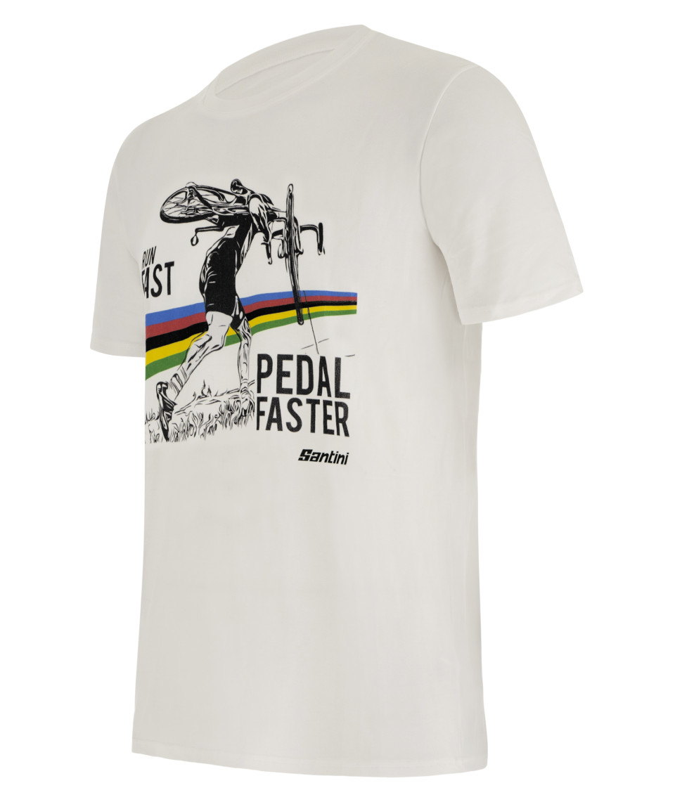Santini T-SHIRT CICLOCROSS - UCI OFFICIAL In Saldo