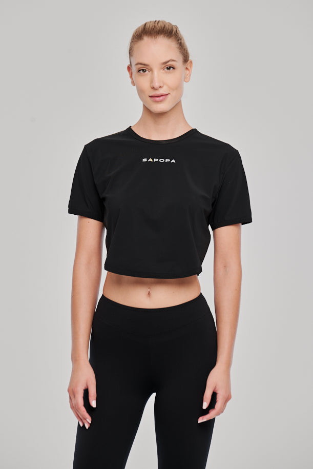 Sàpopa Sapopa Black T Shirt Novità