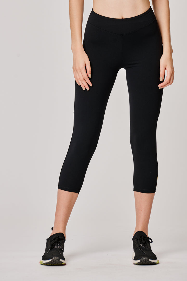 Sàpopa Valeria Crop Black Leggings Qualità Garantita