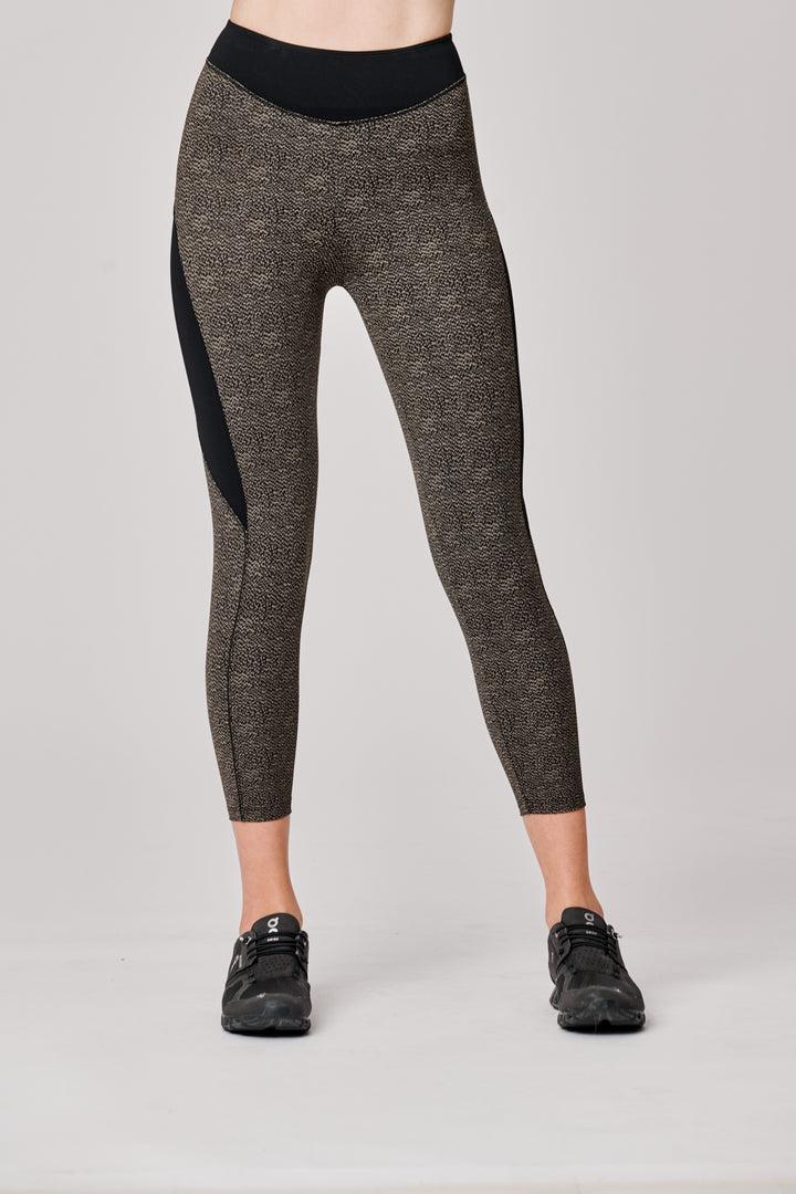 Sàpopa Valeria Crop Green Mud Leggings Negozi Online