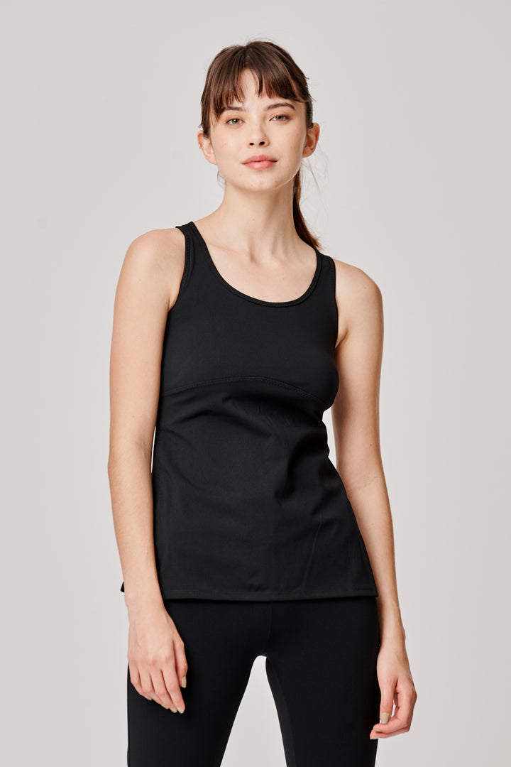 Sàpopa Classico Black Tank Top Sconto