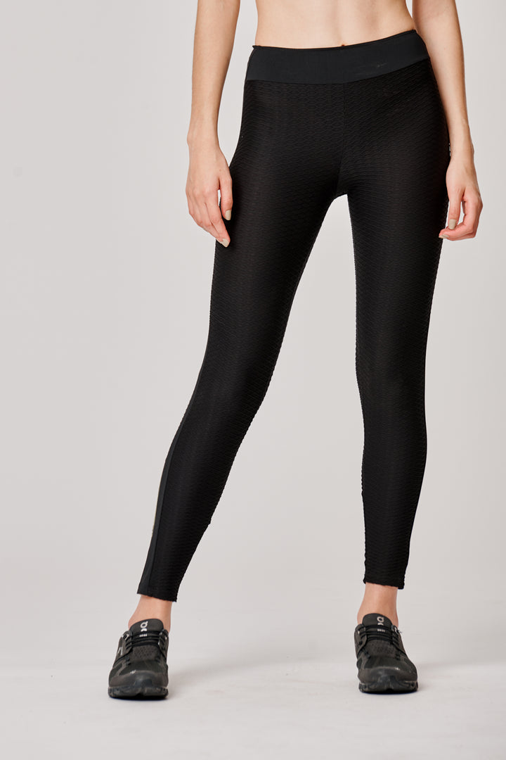 Sàpopa Lalla 3D Texture Yellow Leggings Italia