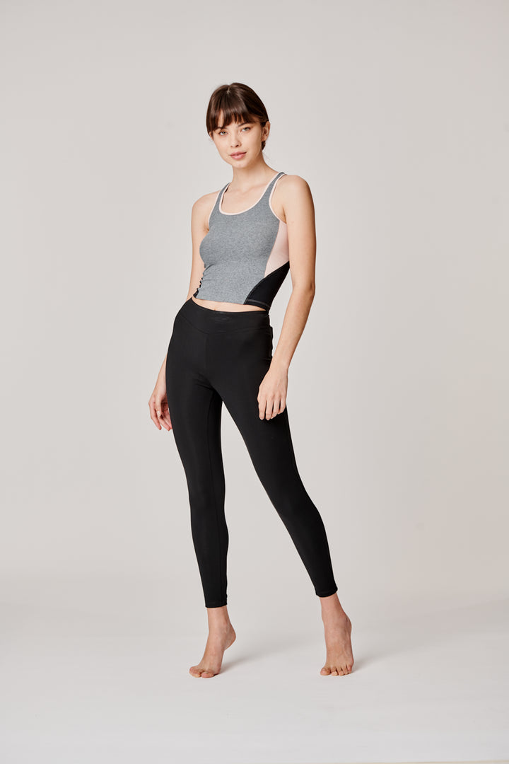 Sàpopa Classy Grey-Pink Crop Top Novità