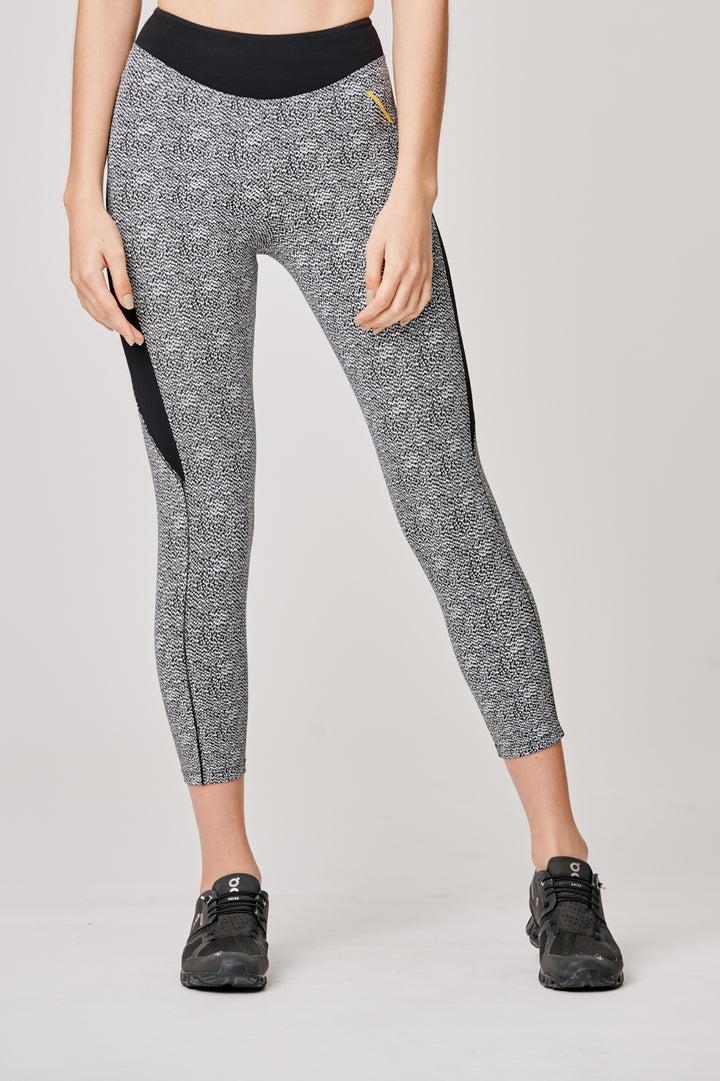 Sàpopa Valeria Crop Grey Bouclè Leggings In Vendita