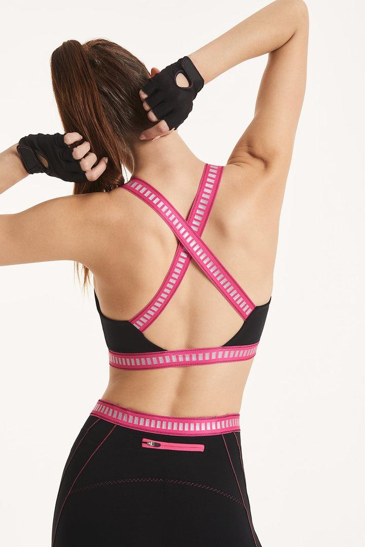 Sàpopa Cloe Black-Fucsia Bra Vendita Calda