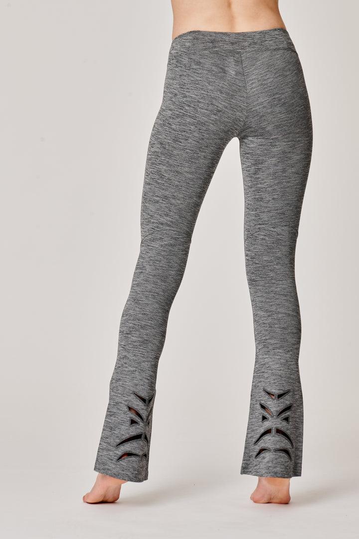 Sàpopa Vortice Grey Flare Leggings Promozione Limitata