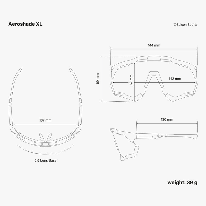 Scicon Aeroshade XL Occhiali Ciclismo Giallo Fluo/Blu Qualità Garantita